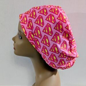 Super, Euro Style Scrub Cap, Scrub Cap, Surgery Hat, Chemo Hat